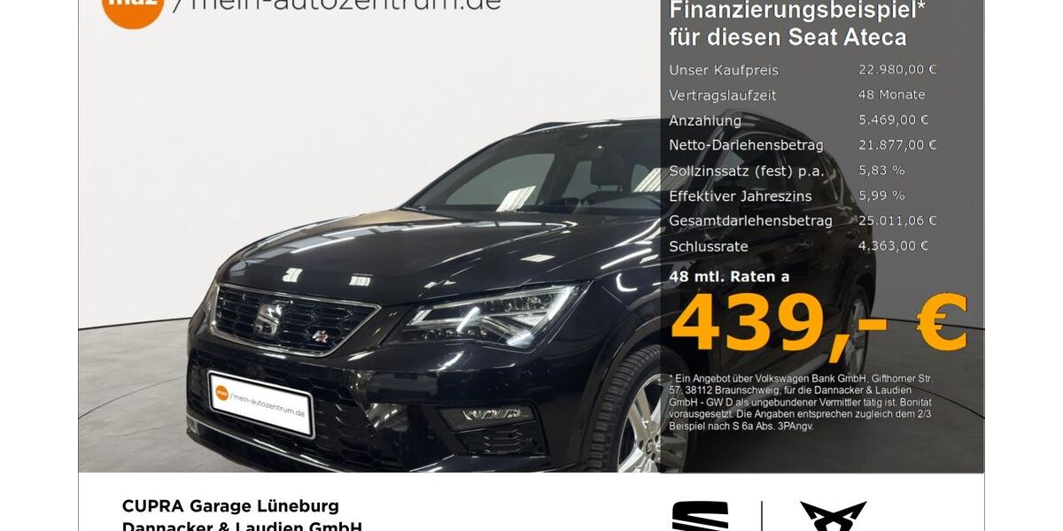 Seat Ateca 62.113 km 22.980 &euro; Lüneburg 21337
