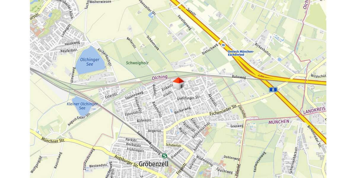 Attraktives Baugrundstück m. Altbestand & viel Potential in Gröbenzell-Nord! Bebaubar mit EFH DHH zimmer