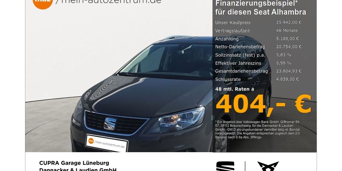 Seat Alhambra 74.302 km 25.942 &euro; Lüneburg 21337