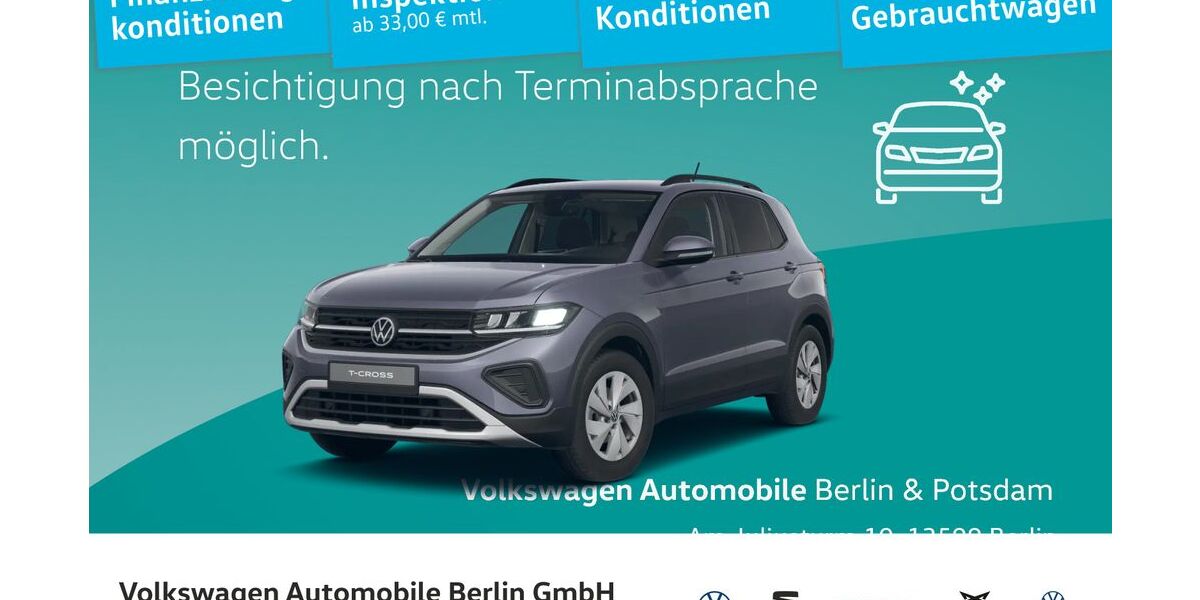 VW T-Cross 15.460 km 24.950 &euro; Berlin 13599
