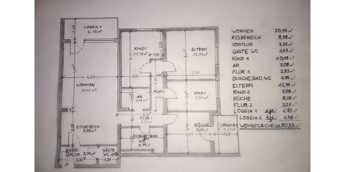 Etagenwohnung Buxtehude - 4 Zimmer, 89 m&sup2;, 200.000&euro; | Angebot:16695086