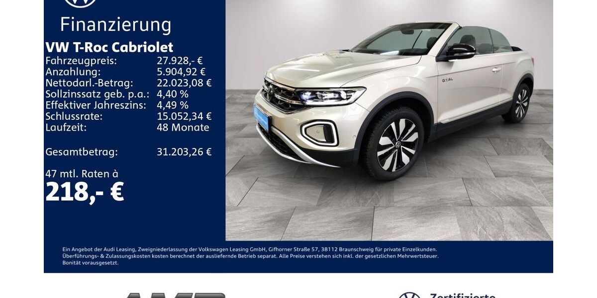 VW T-Roc 8.480 km 27.380 € Borna 04552