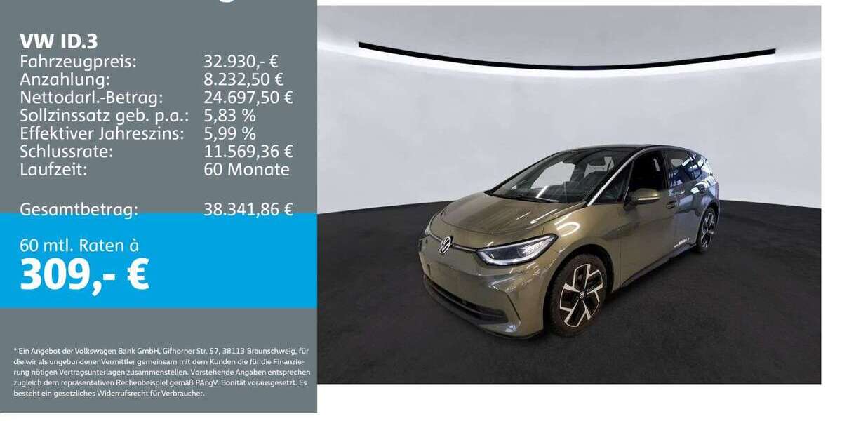 VW ID.3 19.790 km 32.930 &euro; Kehl 77694