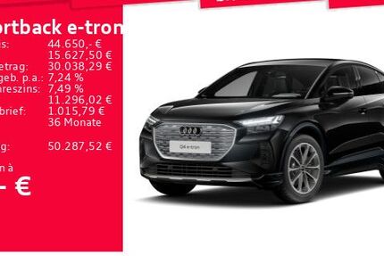 Audi Q4 e-tron 7.561 km 44.650 &euro; Frankfurt am Main 60326