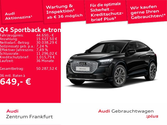 Audi Q4 e-tron 7.561 km 44.650 &euro; Frankfurt am Main 60326