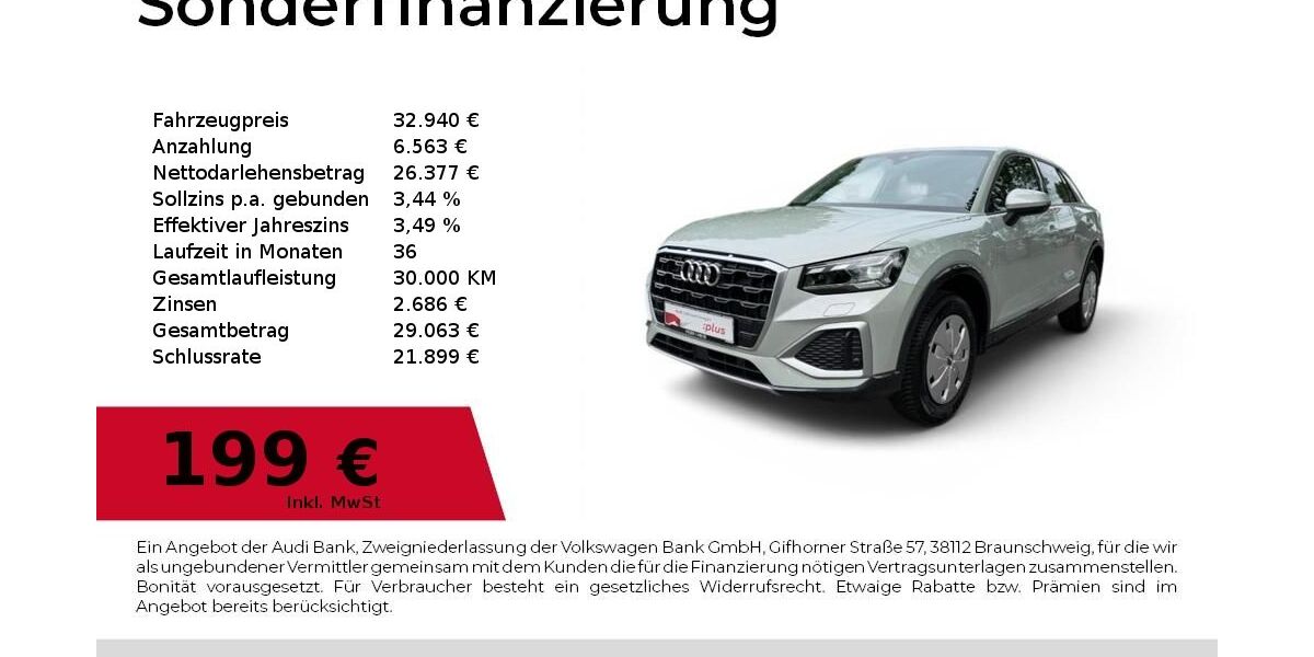 Audi Q2 11.568 km 32.940 &euro; Dessau-Roßlau 06844