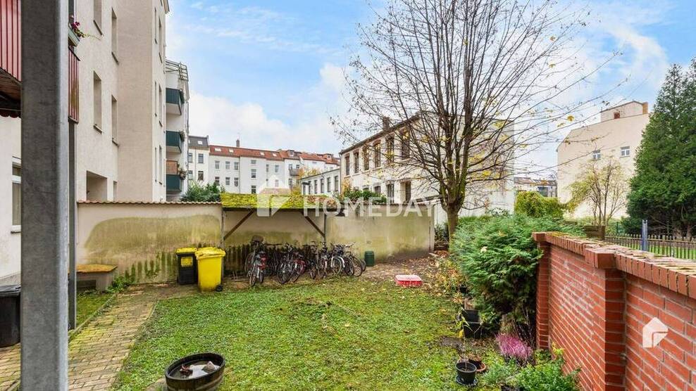 Attraktive 47 m²-Wohnung mit Terrasse in saniertem Jugendstilhaus in Stötteritz 1 zimmer