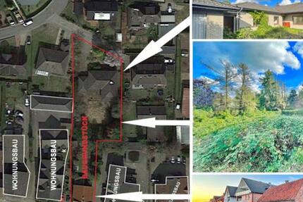 Geschosswohnungsbaugrundstück + freier Walmdachbungalow + vermietetes Haus im Herzen der Kur-und Rolandstadt Bad Bramstedt - Grundstück Bad Bramstedt | Angebot:9247880