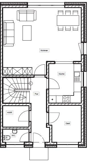 Doppelhaushälfte Jembke - 5 Zimmer, 120 m&sup2;, 1.600&euro; | Angebot:26340835