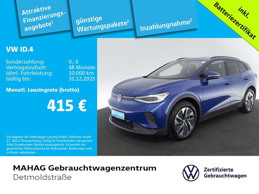 VW ID.4 10.351 km 40.980 € München 80935