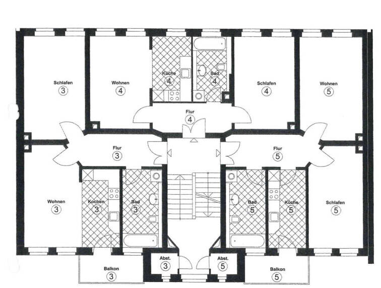 Etagenwohnung Leipzig Altlindenau - 2 Zimmer, 55 m&sup2;, 135.000&euro; | Angebot:26093740