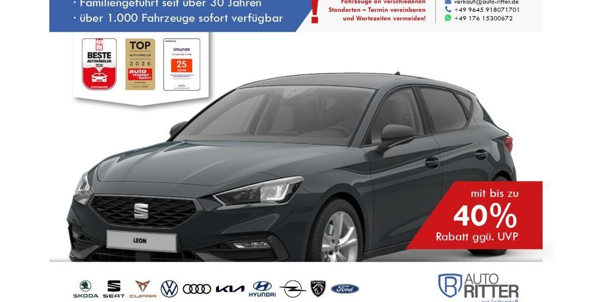 Seat Leon 1.098 km 27.990 &euro; Eschenbach 92676