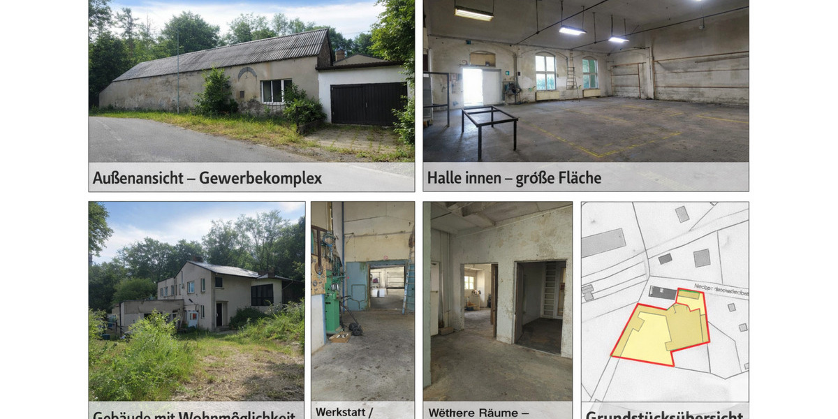 Gewerbehalle Lager Werkstatt mit Wohnmöglichkeit – Teilflächen – ab 3 €m² – Neckendorf (Eisleben) zimmer