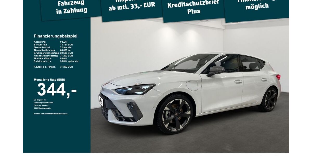 Cupra Leon 16.620 km 31.299 &euro; Kempten 87437