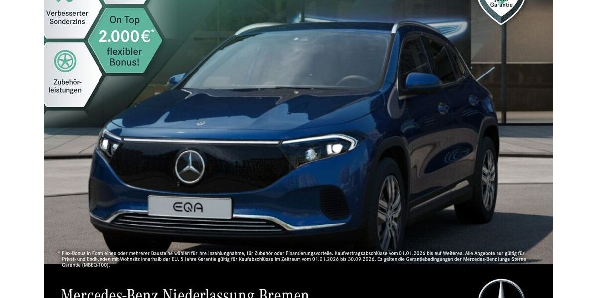 Mercedes-Benz EQA 10.917 km 36.390 &euro; Bremen 28307
