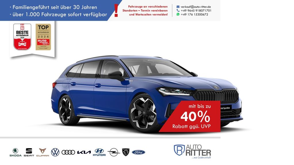 Skoda Superb 1.701 km 52.990 &euro; Eschenbach 92676