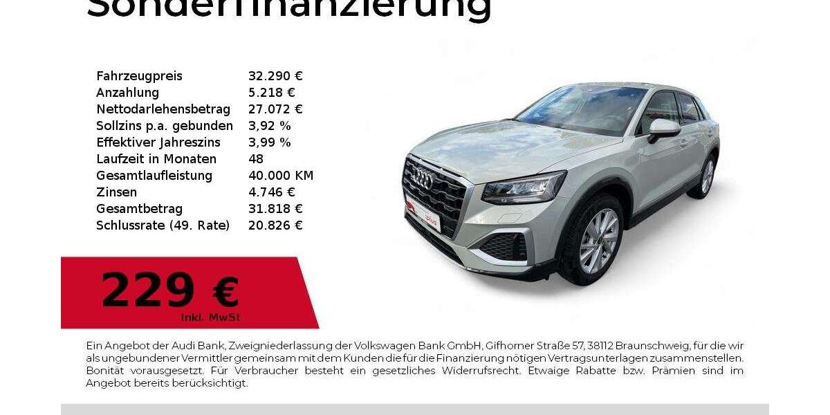Audi Q2 8.991 km 32.290 &euro; Dessau 06842