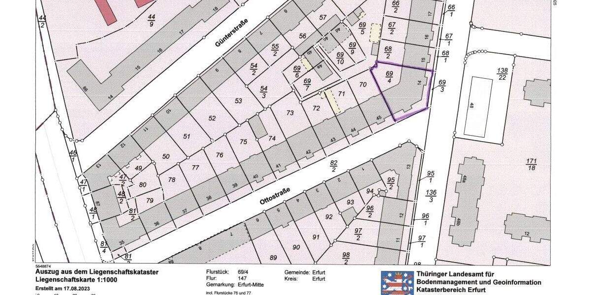 Große Wohnung .... gute Lage .... vermietete 5-Zimmer-Wohnung in der Brühlervorstadt !! 5 zimmer