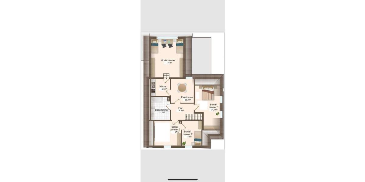 Etagenwohnung Preußisch Oldendorf - 5 Zimmer, 123 m&sup2;, 1.100&euro; | Angebot:26411549