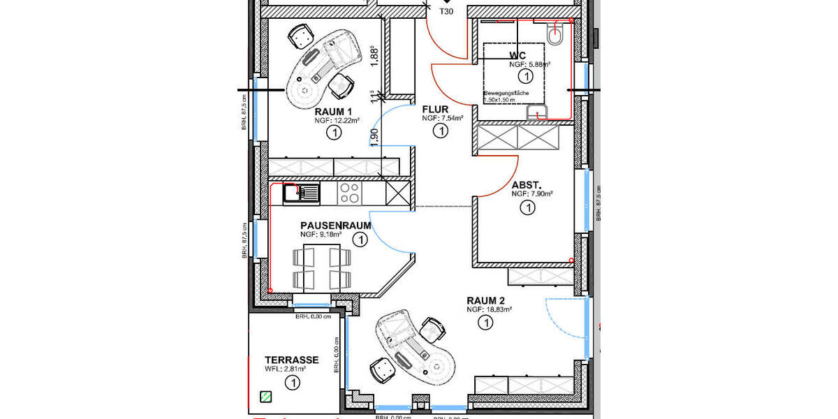 Gewerbeobjekt Wardenburg Wardenburg I - 2 Zimmer, 259.500&euro; | Angebot:19309299