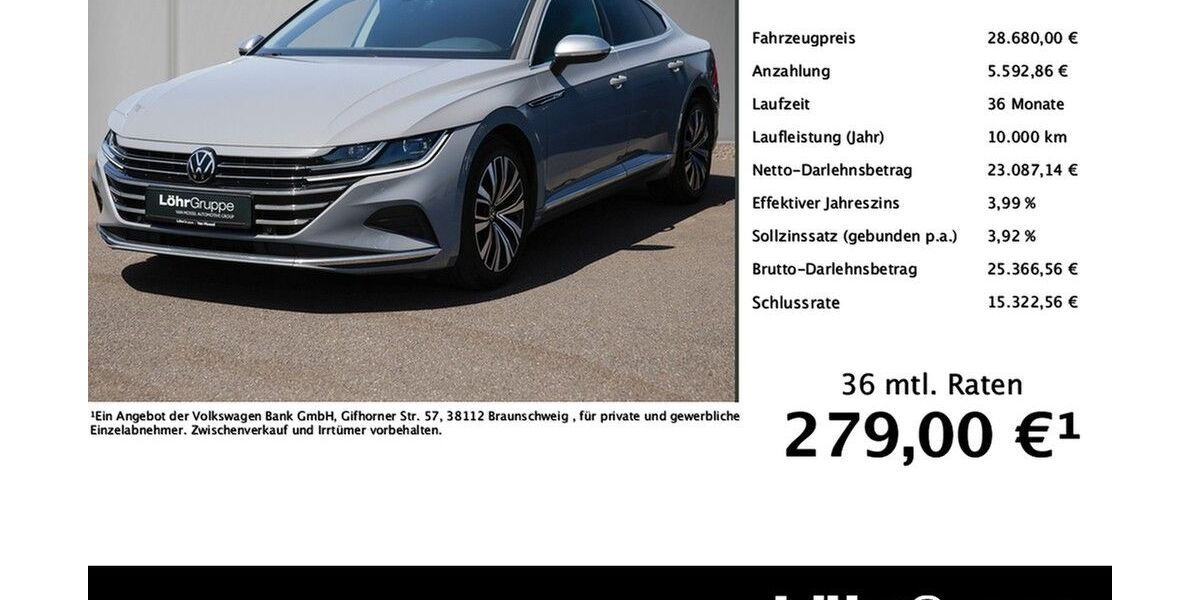 VW Arteon 65.908 km 28.680 &euro; Trier 54292