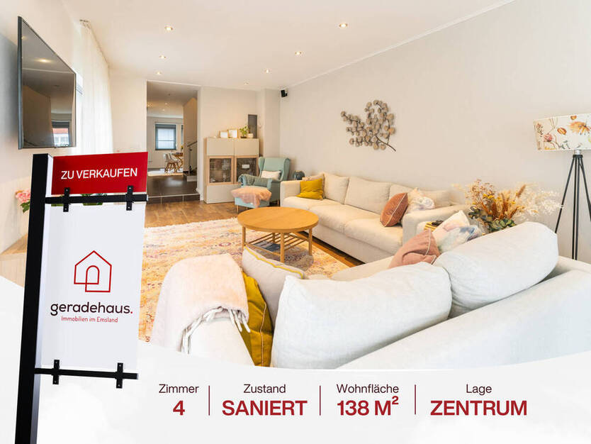 PROVISIONSFREI !!! Ihr neues und exklusives Zuhause in Lingen, kernsaniert!