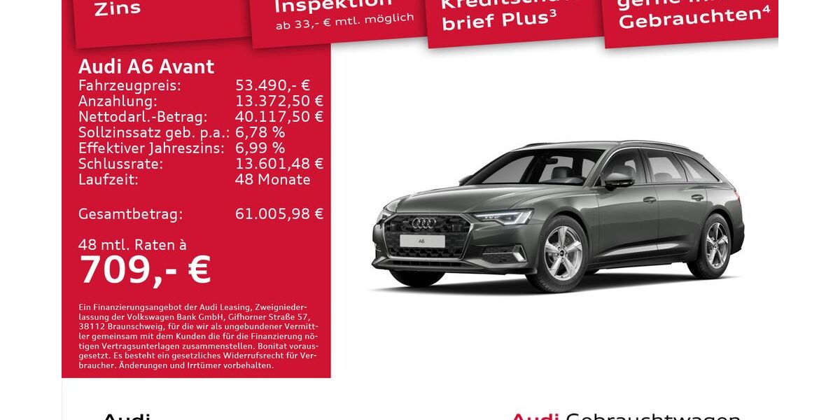 Audi A6 7.849 km 53.490 &euro; Dresden 01067