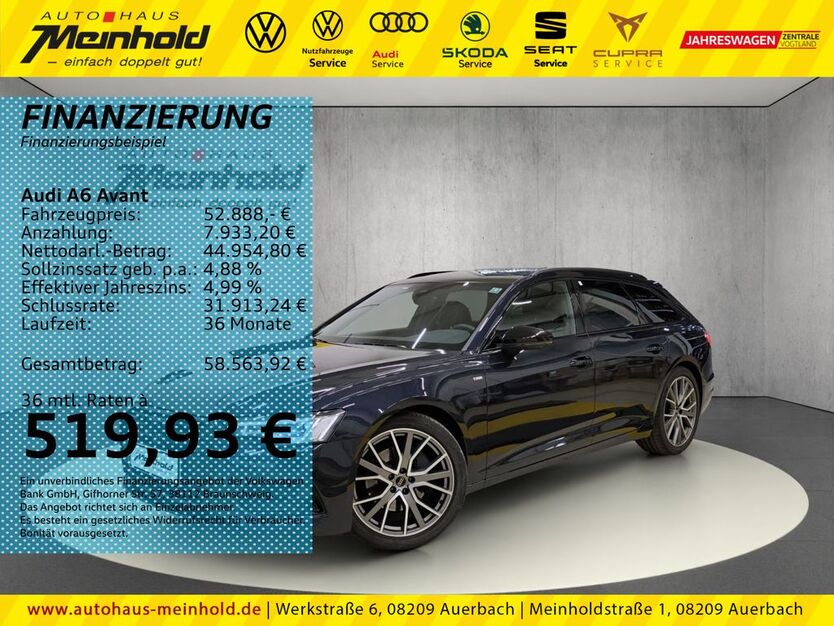Audi A6 36.650 km 52.888 € Auerbach/Rebesgrün 08209