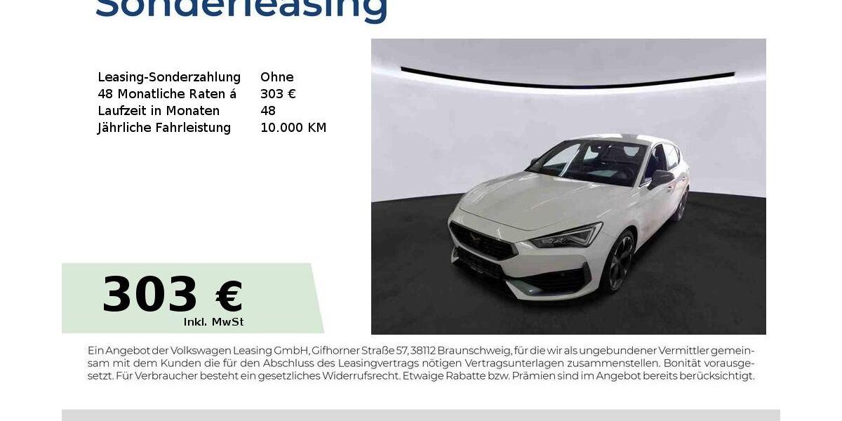 Cupra Leon 71.565 km 22.940 &euro; Bernburg 06406