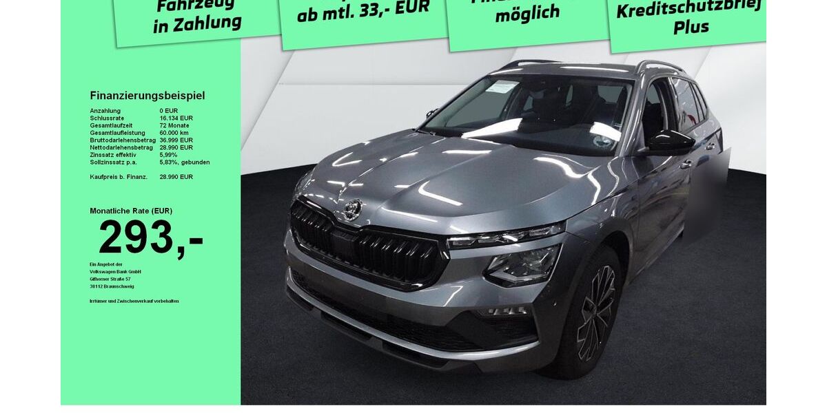 Skoda Kamiq 24.605 km 28.940 € Weingarten 88250