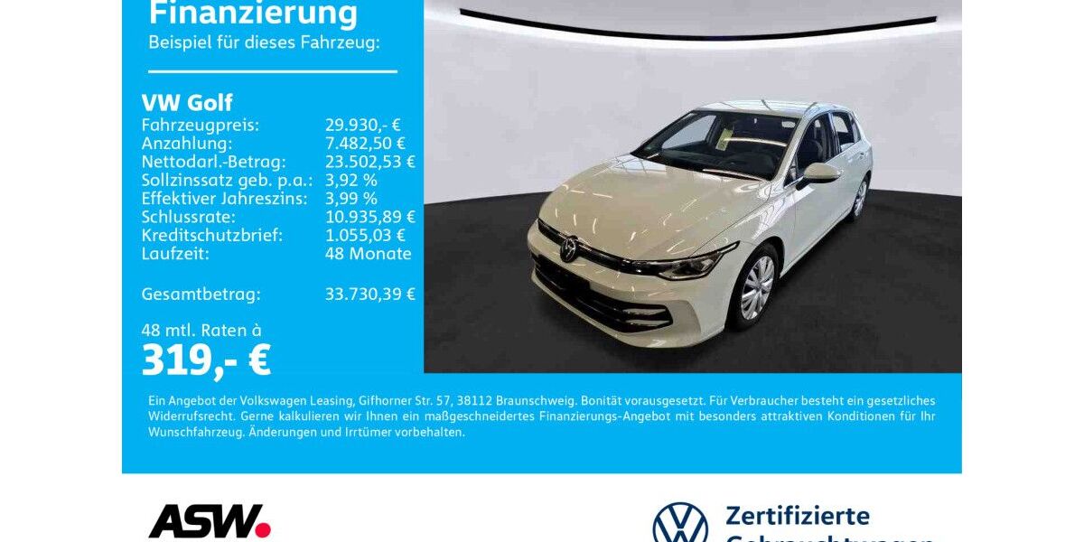 VW Golf 23.500 km 29.930 &euro; Neckarsulm 74172