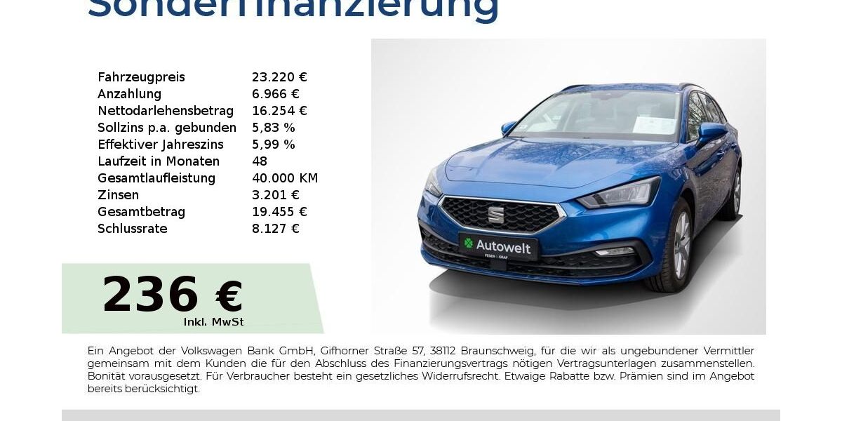 Seat Leon 21.750 km 23.220 &euro; Nürnberg 90431
