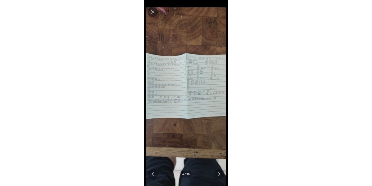 Opel Vectra C GTS 177.283 km 1.200 &euro; Hardebek 24616