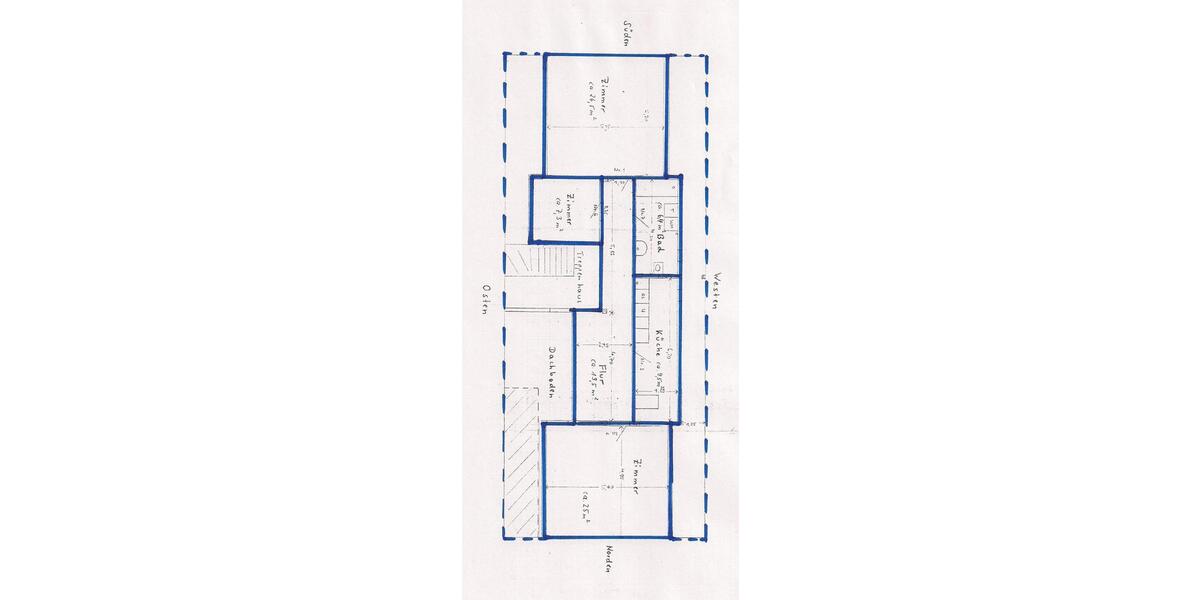 Dachgeschoßwohnung Husum - 3 Zimmer, 95 m&sup2;, 780&euro; | Angebot:26415327