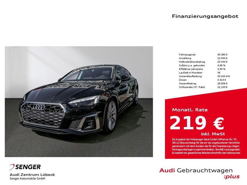 Audi A5 76.100 km 36.380 € Lübeck 23556