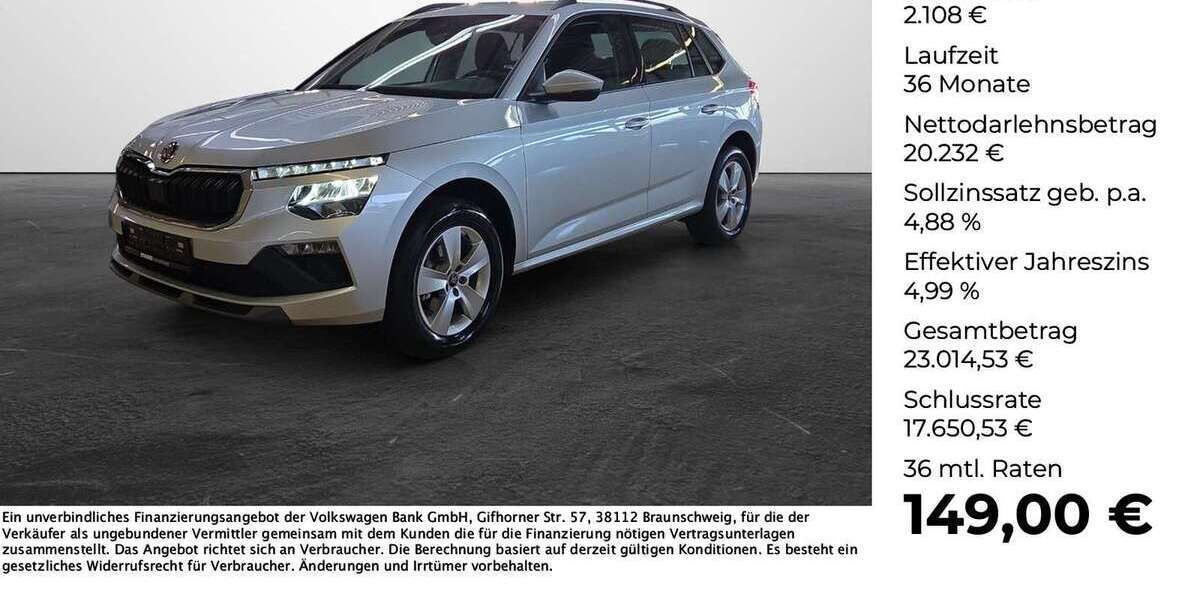 Skoda Kamiq 14.433 km 22.340 € Ibbenbüren 49477