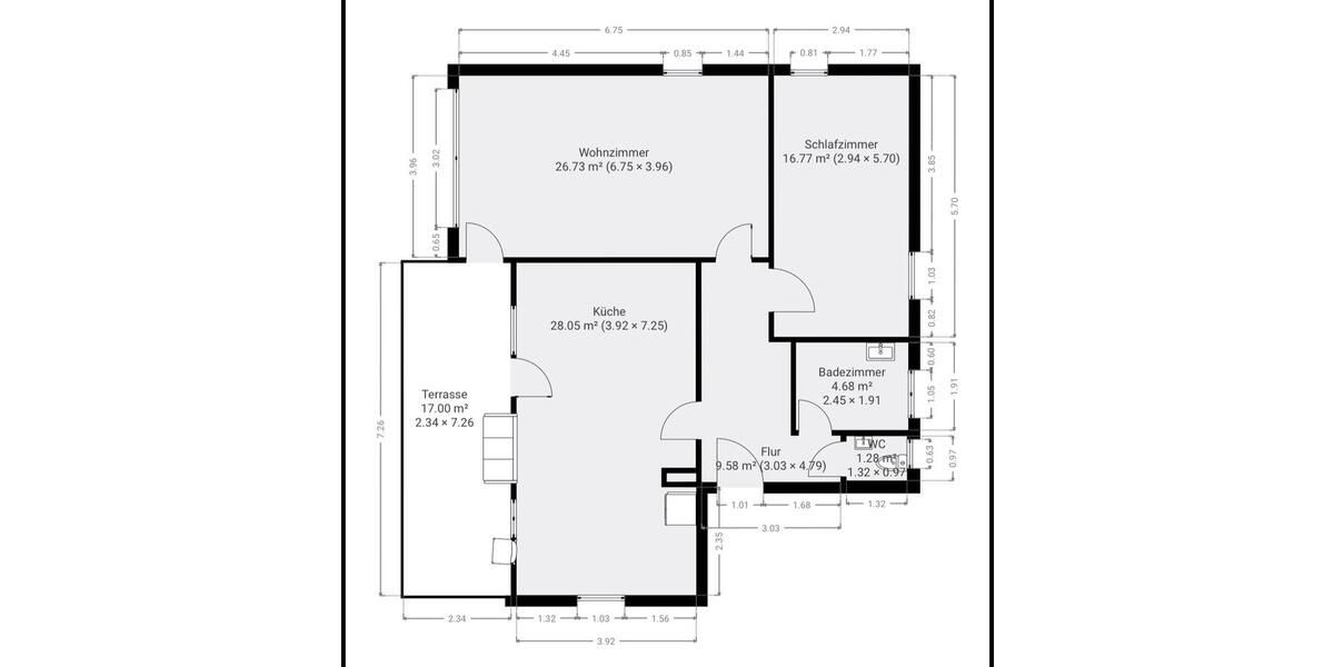 Erdgeschoss-Wohnung mit Terrasse und privatem Garten in ZFH 3 zimmer