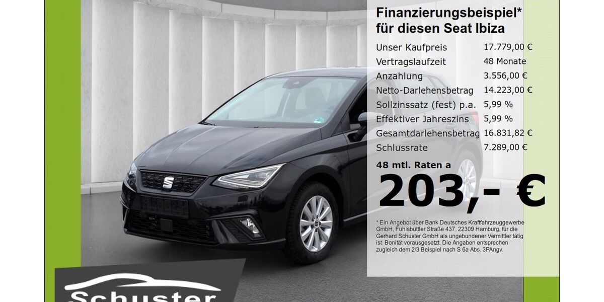 Seat Ibiza 18.390 km 17.779 &euro; Ruhstorf 94099