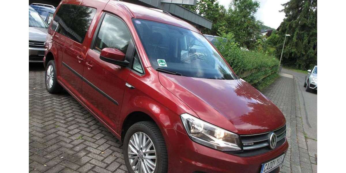 VW Caddy 1,4 TGI Maxi BMT ALU NAV 1HD PRIV PLA 5Si 82.500 km 19.487 &euro; Bergneustadt 51702