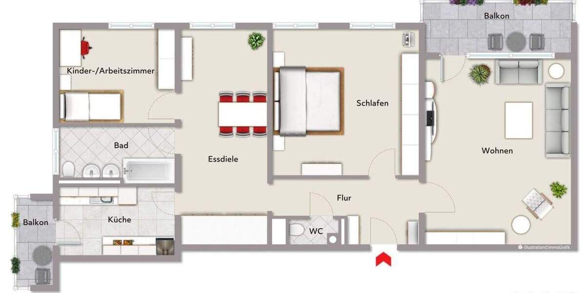 3,5-Zimmer-Wohnung in Bayreuth 4 zimmer