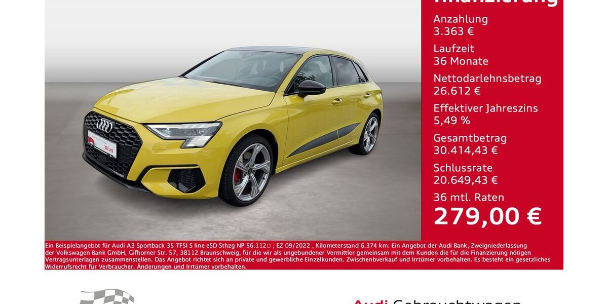 Audi A3 6.374 km 29.975 &euro; Bernsdorf 09337