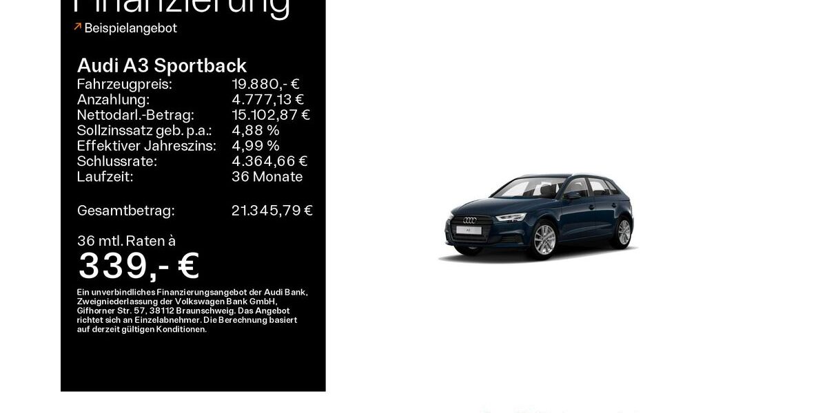 Audi A3 113.000 km 19.880 &euro; Schweinfurt 97424