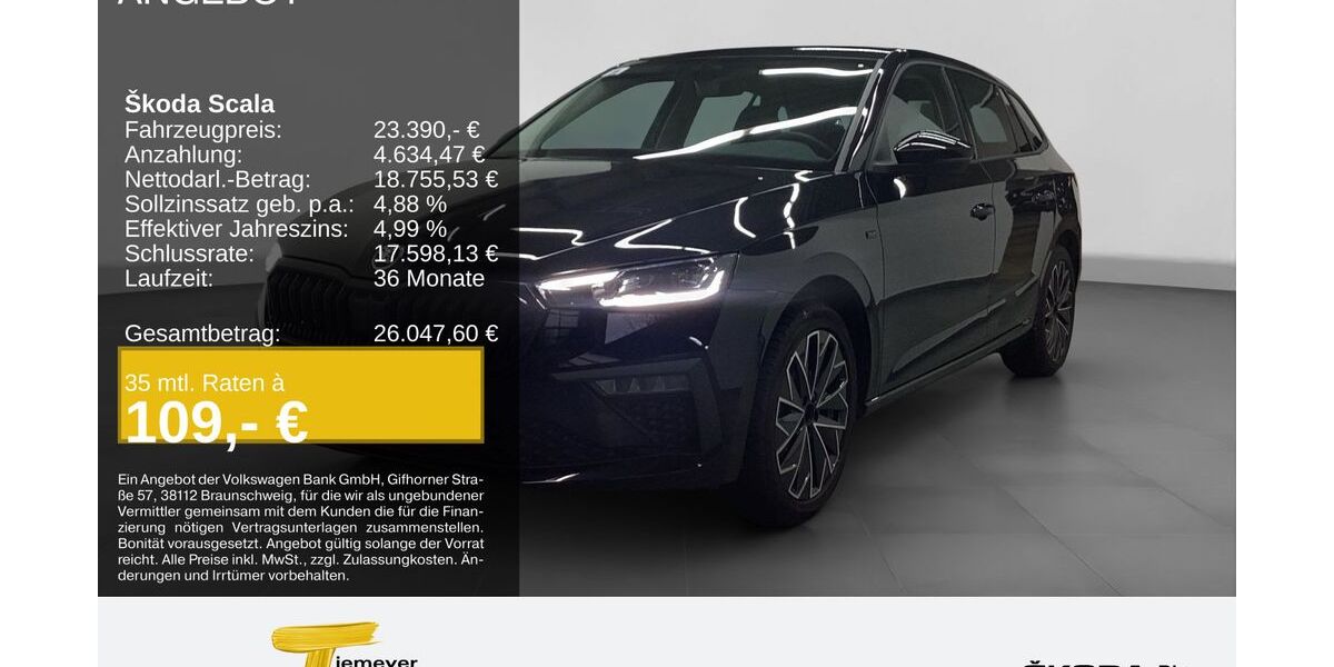 Skoda Scala 25.558 km 23.390 &euro; Bochum 44809