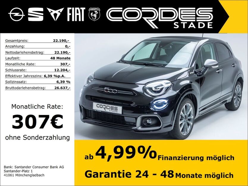 Fiat 500X 10.873 km 22.190 € Stade 21680