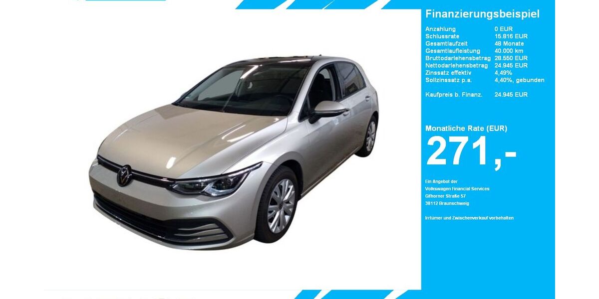 VW Golf 3.902 km 22.985 &euro; Gütersloh 33334