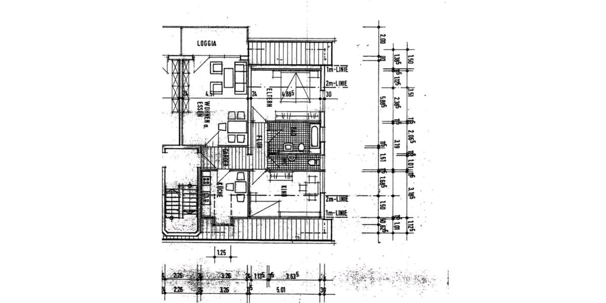 Etagenwohnung Hanau Lamboy - 3 Zimmer, 83 m&sup2;, 260.000&euro; | Angebot:24851798