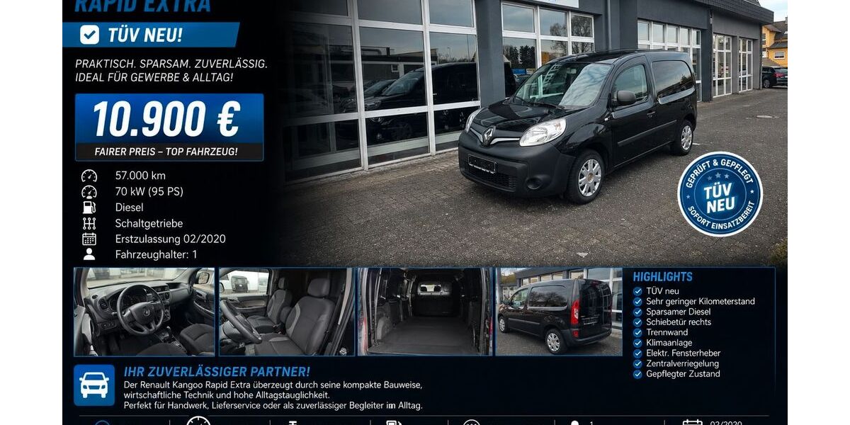 Renault Kangoo 57.000 km 9.900 &euro; Limburg an der Lahn 65556