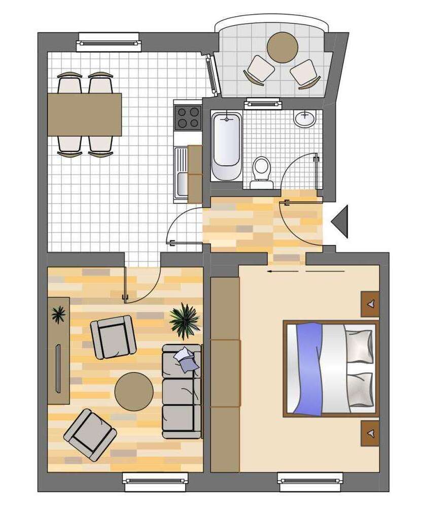 Wohnung zum Mieten in Dortmund 567 € 66 m²