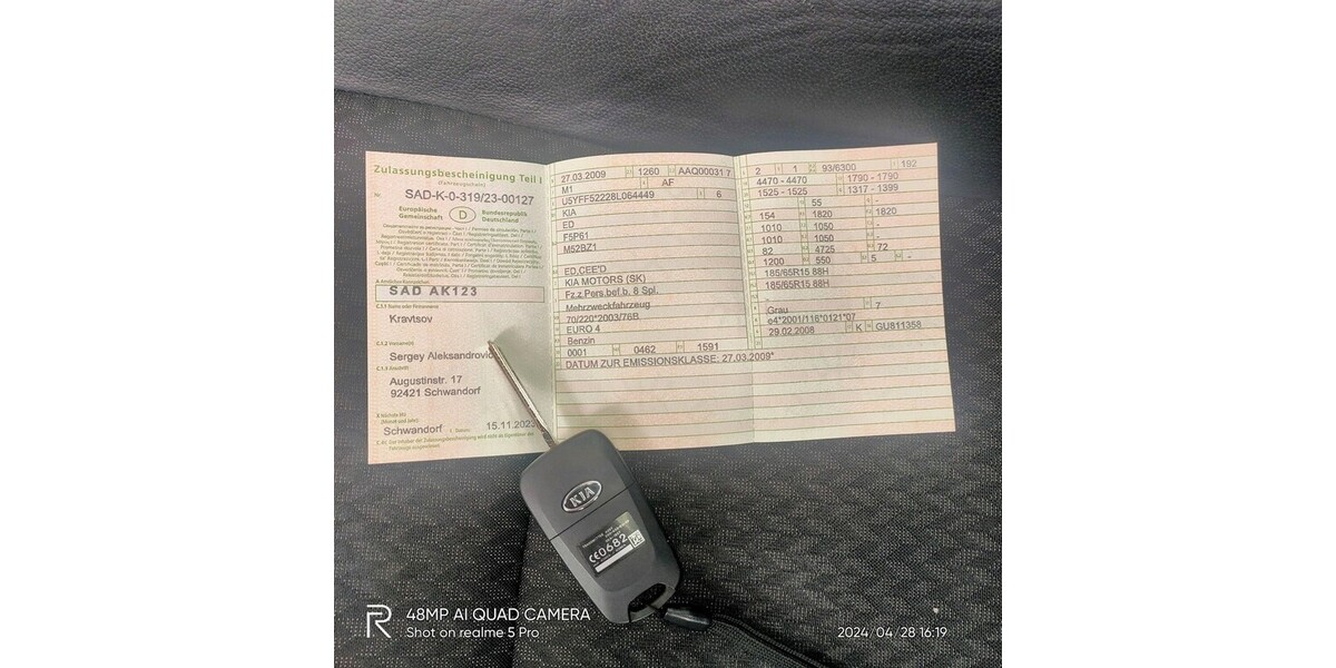 Kia Ceed 192.000 km 1.750 &euro; Schwandorf 92421