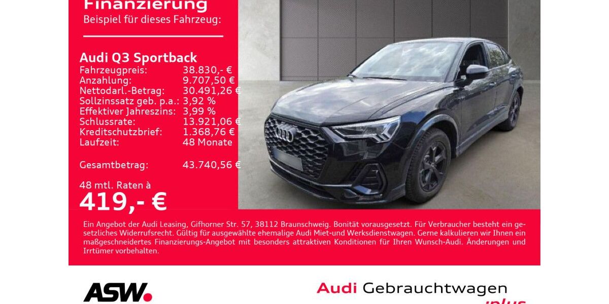 Audi Q3 33.990 km 38.830 &euro; Heilbronn 74074